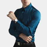Chemise Homme Extensible à Manches Longues