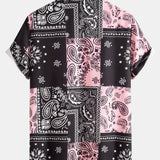 Chemise Homme Imprimée à Manches Courtes