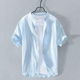 Chemise Homme à Manches Courtes Ouverte