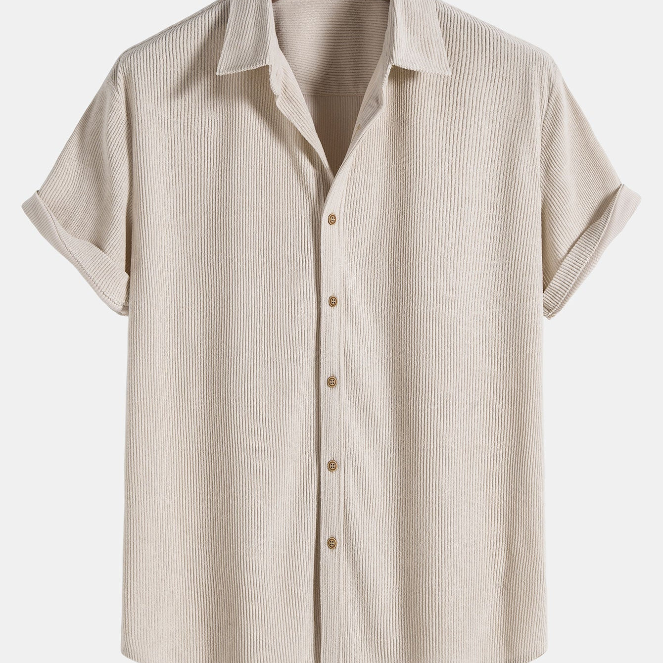 Chemise Homme en Lin à Manches Courtes