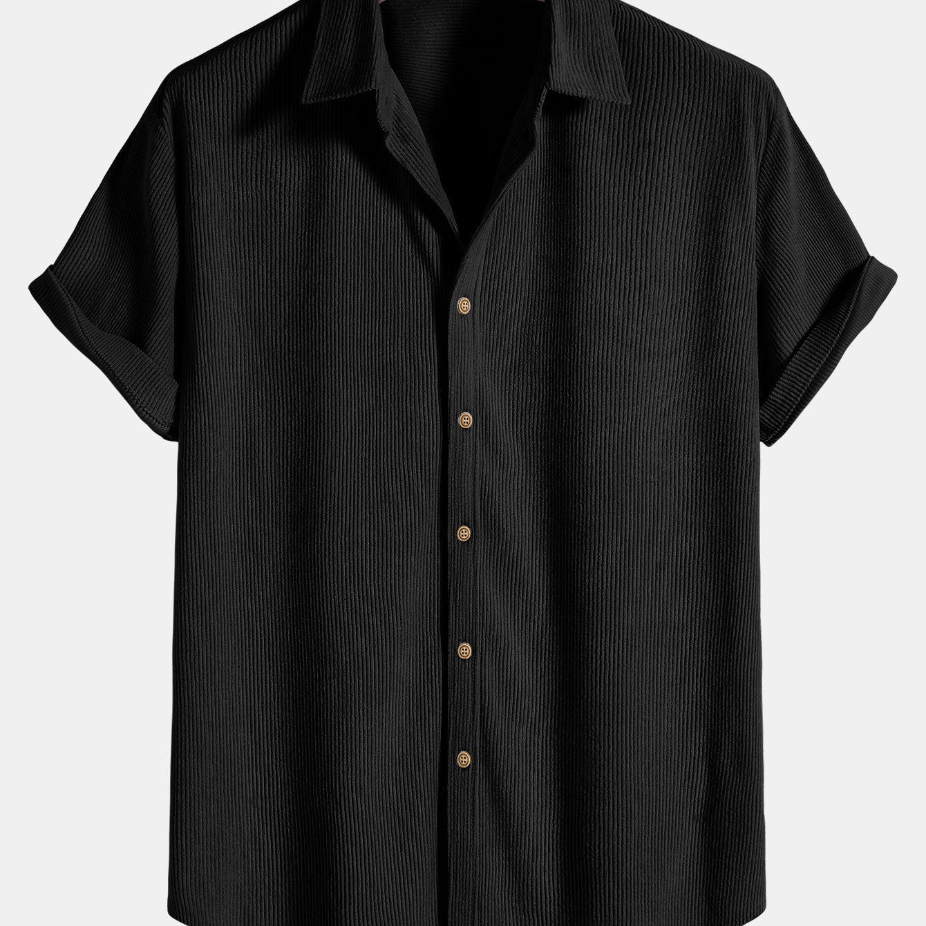 Chemise Homme en Lin à Manches Courtes