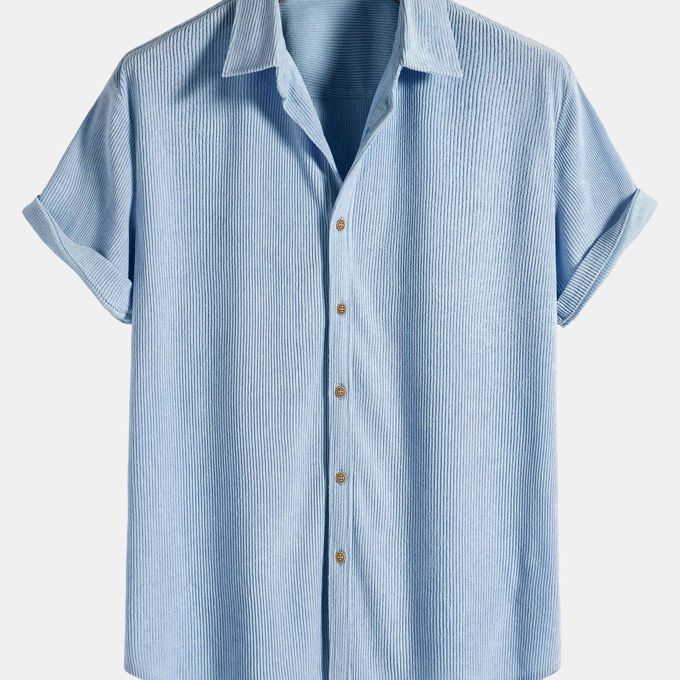 Chemise Homme en Lin à Manches Courtes