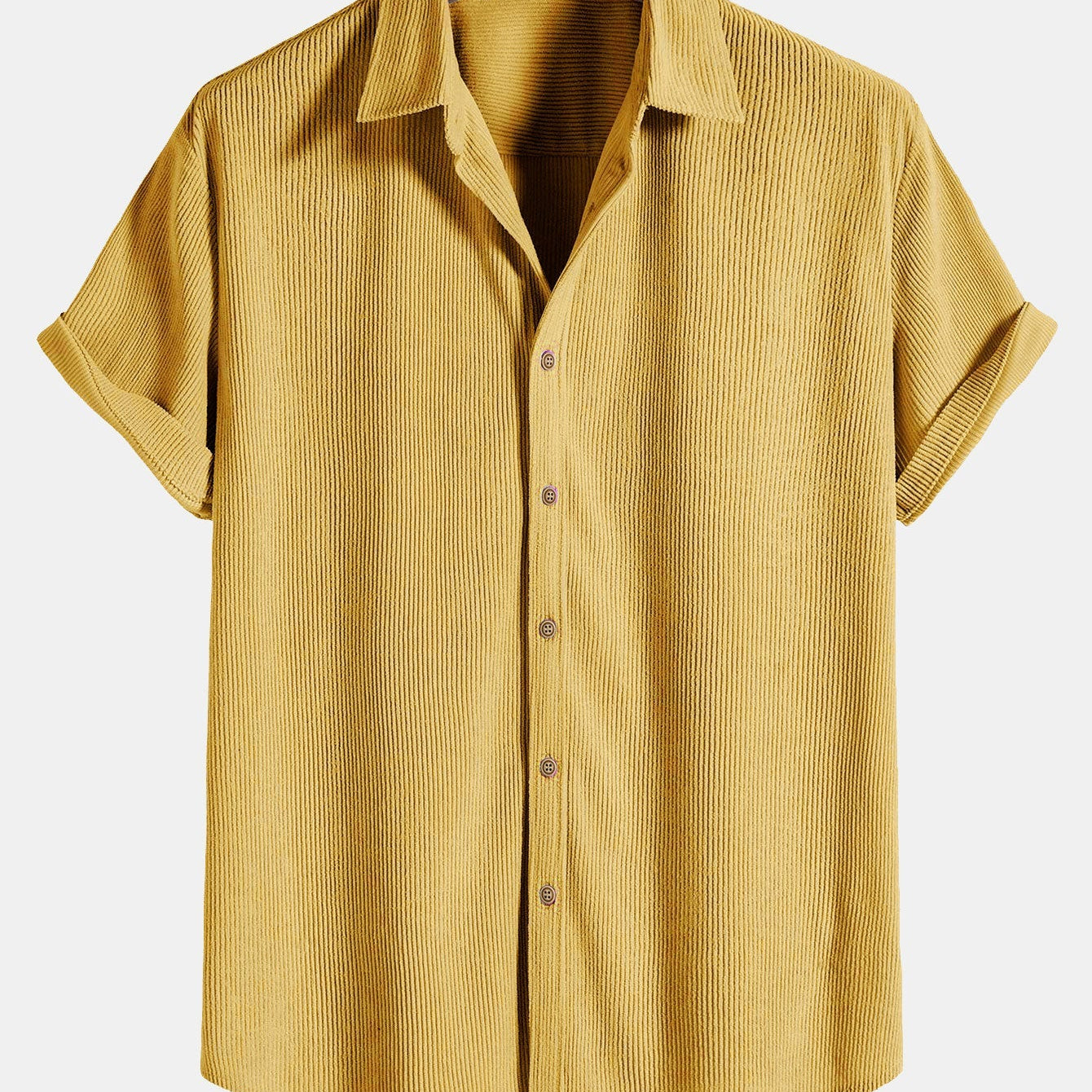 Chemise Homme en Lin à Manches Courtes