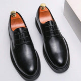 Chaussures Homme Habillées en Cuir à Lacets