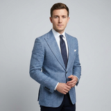 Blazer homme ajusté à coupe structurée et épurée
