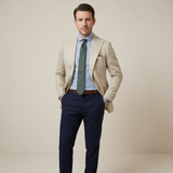 Blazer homme ajusté à coupe structurée et épurée