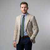 Blazer homme ajusté à coupe structurée et épurée