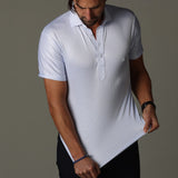 Polo Homme Minimaliste à Manches Courtes