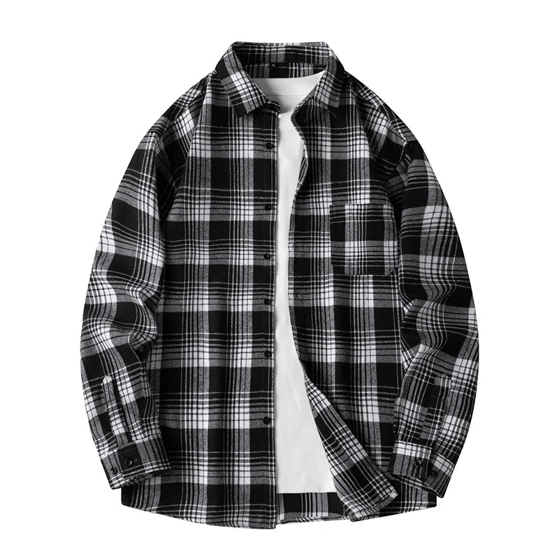 Chemise à Carreaux Boutonnée