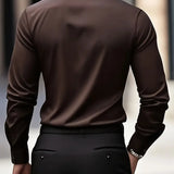 Chemise Homme Ajustée à Col Classique