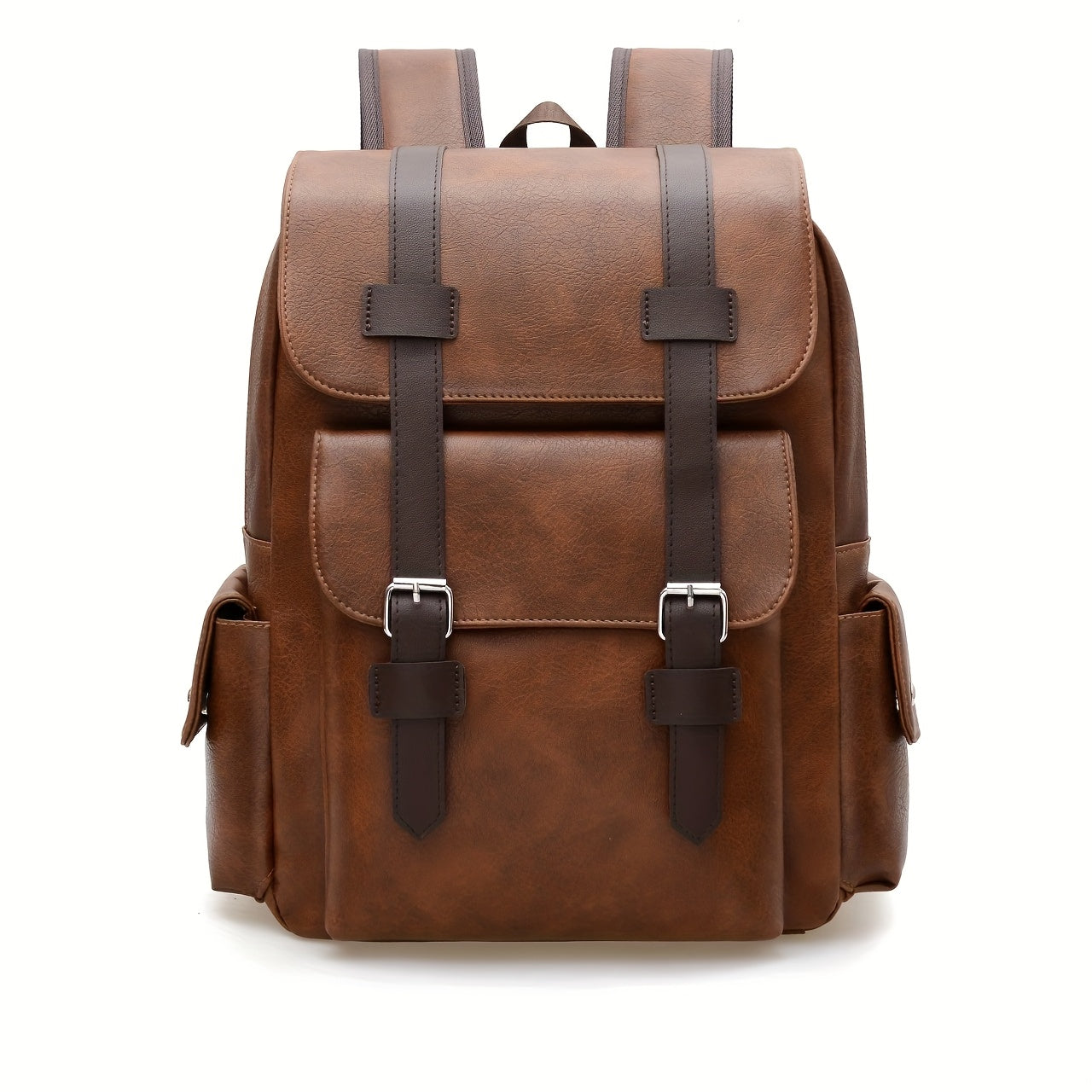 Sac à dos homme en PU grande capacité multipoches