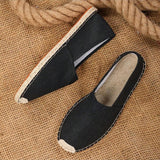 Espadrilles Homme en Toile à Enfiler