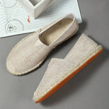 Espadrilles Homme en Toile à Enfiler