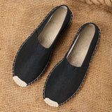 Espadrilles Homme en Toile à Enfiler
