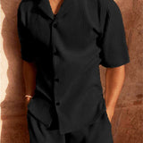 Ensemble Chemise et Short Homme à Manches Courtes