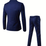 Costume Homme Deux Pièces Ajusté