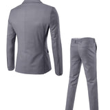 Costume Homme Deux Pièces Ajusté