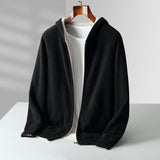 Cardigan Homme Zippé à Capuche
