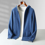 Cardigan Homme Zippé à Capuche