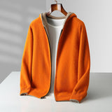 Cardigan Homme Zippé à Capuche