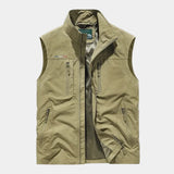 Gilet Homme Sans Manches Multi-Poches