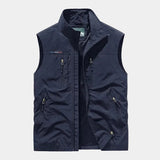 Gilet Homme Sans Manches Multi-Poches