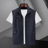 Gilet Homme Sans Manches Zippé Multi-Poches
