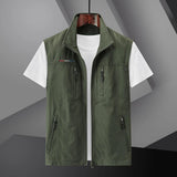 Gilet Homme Sans Manches Zippé Multi-Poches
