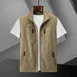 Gilet Homme Sans Manches Zippé Multi-Poches