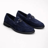 Mocassins Suédés à Boucle Métallique