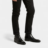 Bottes Chelsea homme en cuir PU