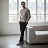 Mocassins homme en cuir suédé