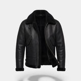 Veste homme en laine d’agneau doublée polaire simple couche - chaudre, raffinée, silhouette quotidienne