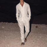 Ensemble Chemise Col Revers et Pantalon