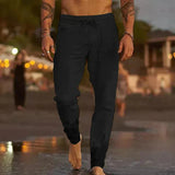 Pantalon à Taille Élastique Effet Dégradé