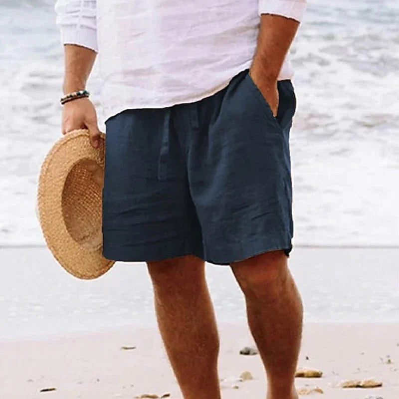 Short Ample à Taille Élastique et Cordon