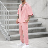 Ensemble Chemise Oversize et Pantalon Assortis