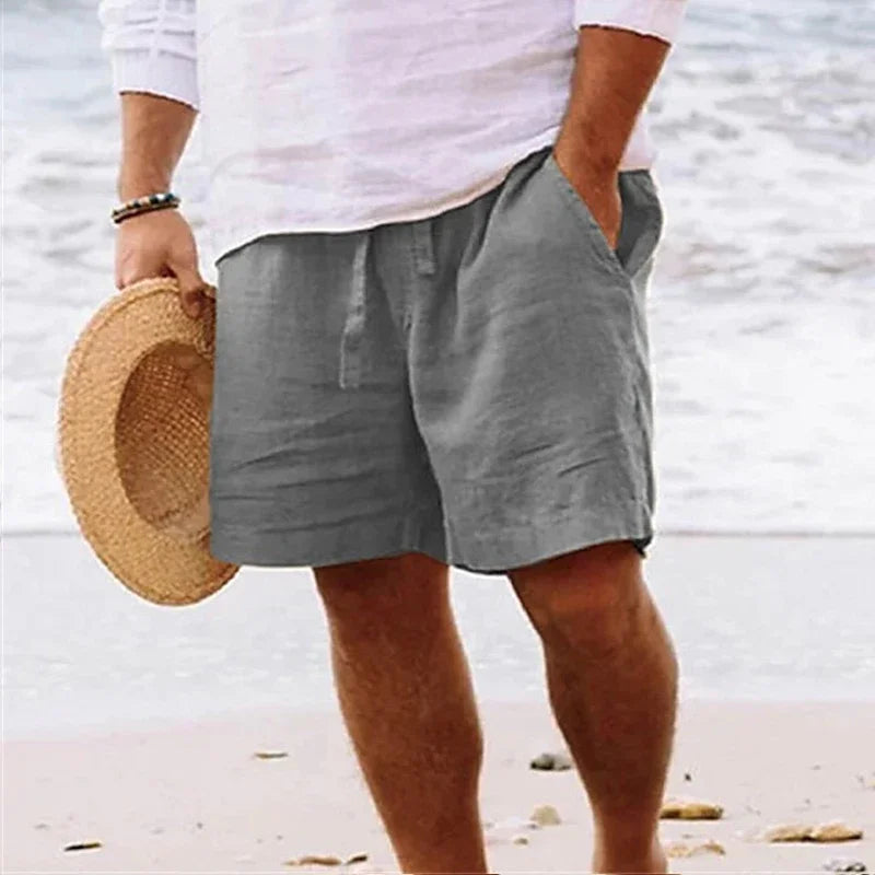 Short Ample à Taille Élastique et Cordon
