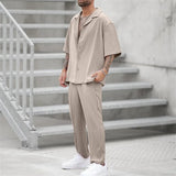 Ensemble Chemise Oversize et Pantalon Assortis