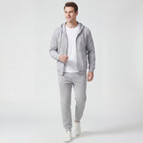 Ensemble de loisirs à capuche coupe ajustée homme
