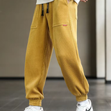 Jogger Velours Côtelé à Chevilles Resserrées