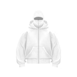 Sweat à Capuche Zippé Oversize