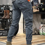 Pantalon Cargo Tactique à Chevilles Resserrées