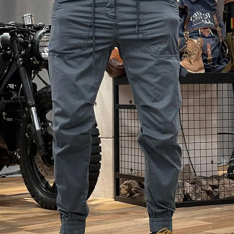 Pantalon Cargo Tactique à Chevilles Resserrées