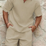 Ensemble Polo Texturé et Short Assortis