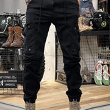 Pantalon Cargo Tactique à Chevilles Resserrées