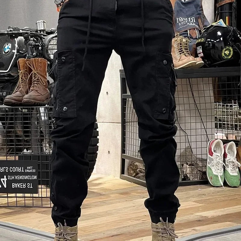 Pantalon Cargo Tactique à Chevilles Resserrées