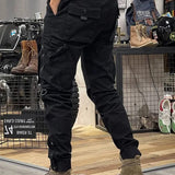 Pantalon Cargo Tactique à Chevilles Resserrées
