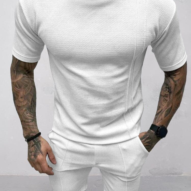 Ensemble Texturé T-Shirt et Short