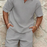 Ensemble Polo Texturé et Short Assortis